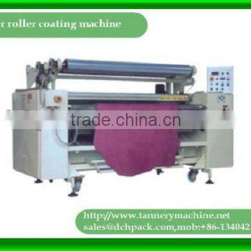 3 or 4 roller cow goat leather roller coating machine