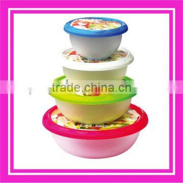 plastic colorful cotainer & food storage box