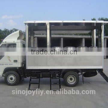 panel solar trailer lectrical operated delicious fast food vanfor sale