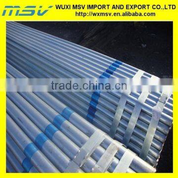 Q235 B ERW galvanized welded carbon pipe