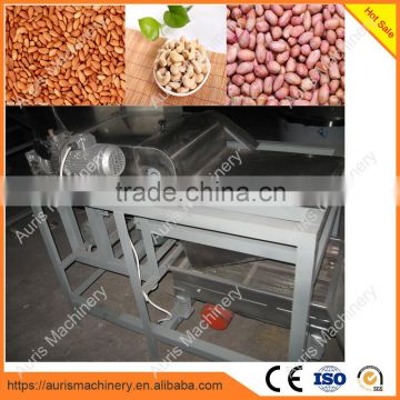 stainles steel almond peanut stripper slicing machine