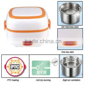 Factory Supply White Collar Electric Stainless Steel Lunch Box Heater for Kids photo-3