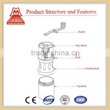 Best-selling Products W124-270 Dia 6.6cm*h 12 cm Hand Bean-Grinding Machine photo-6