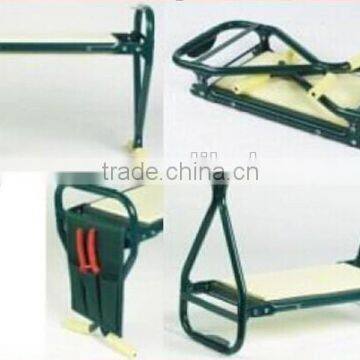 Foldable garden kneeler,garden stool,garden kneeler with tool bag