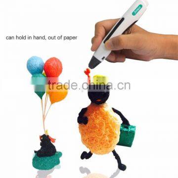 wholesale for 3d printing pen 3d hot selling printer pen printer 3d pen 3d printer pen filament PLA ABS for kids