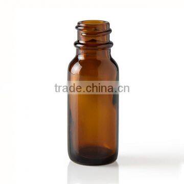 0.5 oz Amber Glass Boston Round Bottle