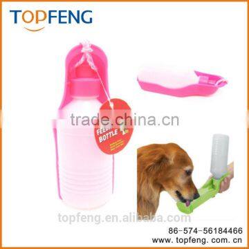 PETS DOG WATER BOTTLE BOWL PORTABLE DRINK DISH CAT BIRD TRAVEL FEEDING PUPPY NEW