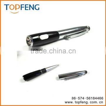 3-in-1 Stylus With Ballpoint Pen and LED Torch/stylus Pens With Glitter photo-3