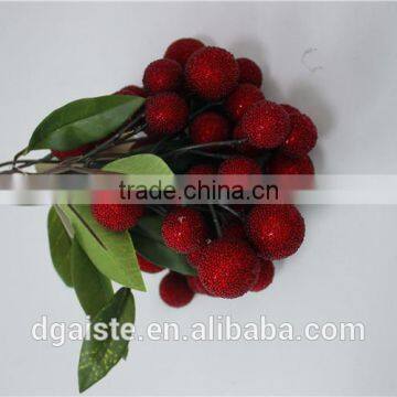 artificial red bayberry plastic waxberry plastic fruit decoration