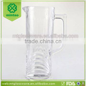1 Liter Crystal Quality Glass water Jug