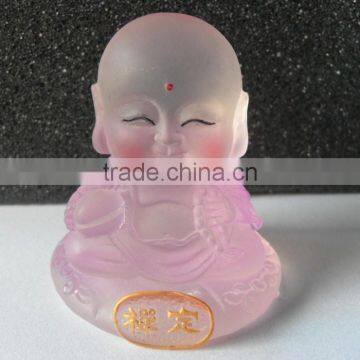 Clear resin figurine decoration