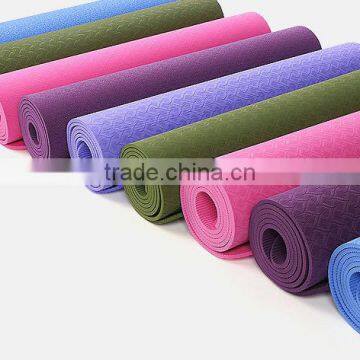 6mm Yoga Exercise Fitness Workout Thick Mat TPE Pilates Gym Festivals Camping photo-2