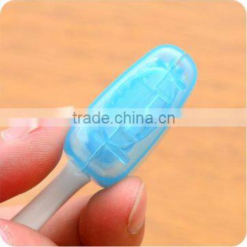 Wholesale 5 Pcs Plastic Colorful Toothbrush Head Cover Travel Toothbrush Case Toothbrush Cap photo-2