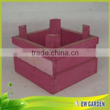 Homes and Gardens Natural Wooden Artificial Flower Basket Decoration photo-2