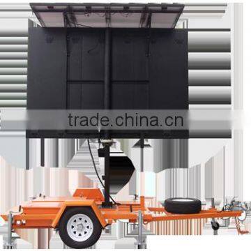 Mobile LED Variable Message Signs VMS Trailer For Sale photo-2