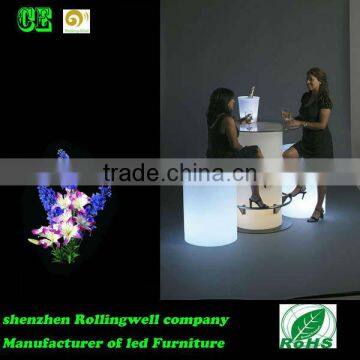 New design liquid interactive bar table,led bar furniture