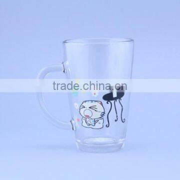 10oz 12oz 15oz 18oz Glass Beer Mug Glass Tumbler With Silk Screen Logo photo-3