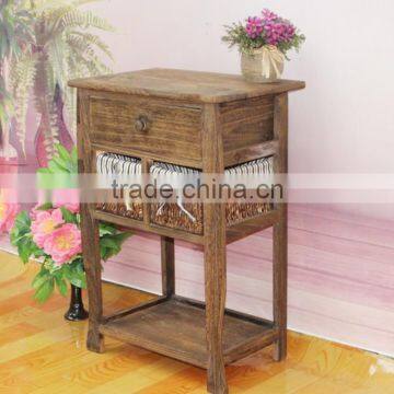 custom and vintage rattan furniture with wooden cabinet wicker furniture
