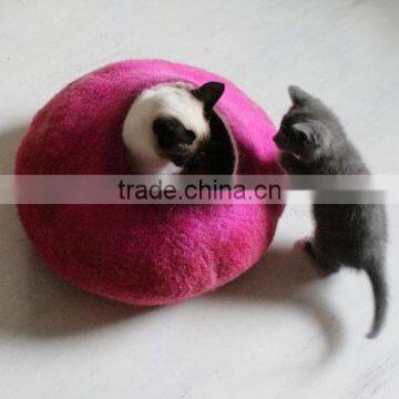 Cheap Handmade Wool Felt Pet Bed in China photo-4