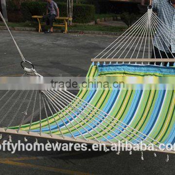 Two Colors Wholesale Outdoor Double Rocking Folding Portable Camping Hammock photo-6