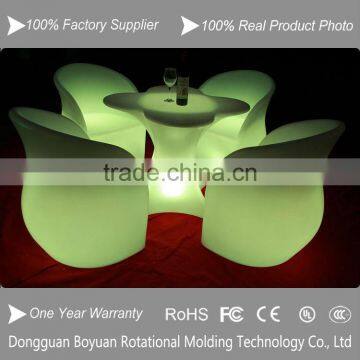 Factory cheap plastic restaurant round tables and chairs