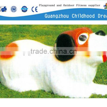 (HD-18911)Outdoor playground fiberglass dog statue