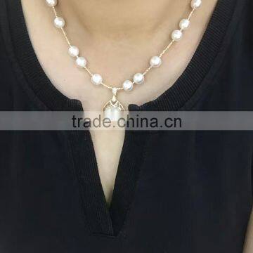 AAA 6-9mm white color Akoya pearl necklace