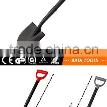 Всестальной миниатюрный лопата для сада и кемпинга с рукояткой в форме буквы 