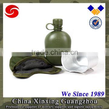 PE Army Canteen 1L Water Green Plastic Bottle for Military Use With Cover photo-3