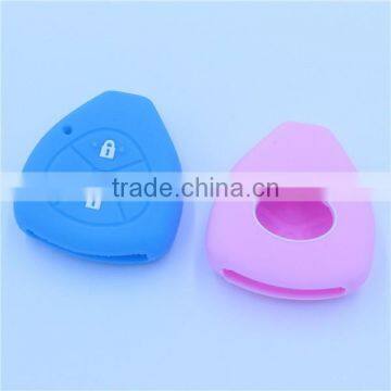 Silicone key Cover fit for TOYOTA RAV4 Yaris Venza Camry Remote Key 3 BTN