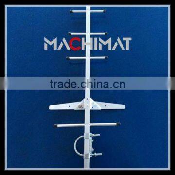 High gain Yagi antenna, 6 unit Aluminium sheet oscillator antenna