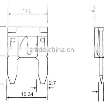 10PCS Auto Fuse, Car Fuse Set, Mini Size photo-2