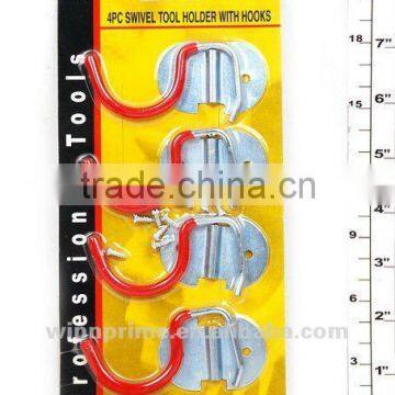 SWIVEL TOOL HOLDER WITH HOOKS