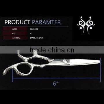 QJ-HS102 Convex Blade Japan VG-10 Cobalt Steel Hair Scissors Wholesale photo-2