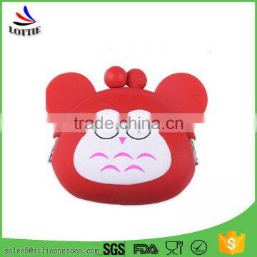 New Design Silicone Coin Bag Lovely Silicone Coin Wallet Cute Silicone Coin Case for Children photo-4