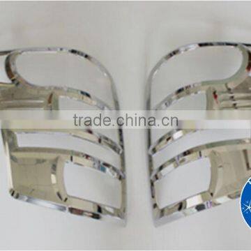 Chrome color tail lights cover for Mitsubishi Triton