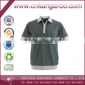 Direct Factory wholesale Stripped US polo shirt design OEM Bulk Order