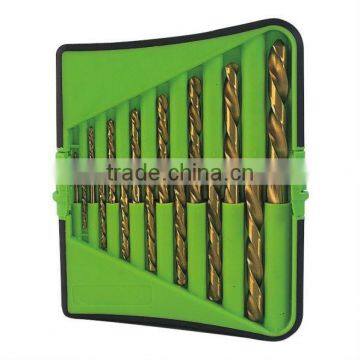 15pcs HSS drill bit set in plastic case