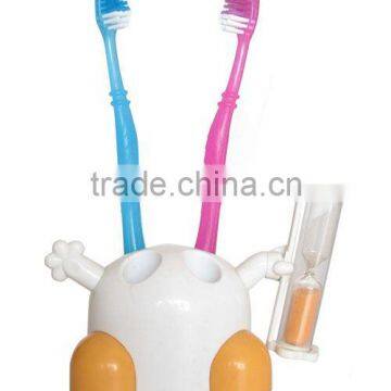 Sandglass toothbrush stand (orange color)