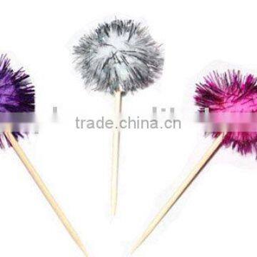 Pompon rave funky party decorations pick
