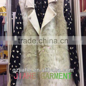 Ladies Casual Faux Fur Vest