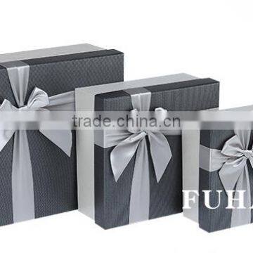 Customized Bow Boxes ,Pearl Paper Gift Packaging Box photo-2