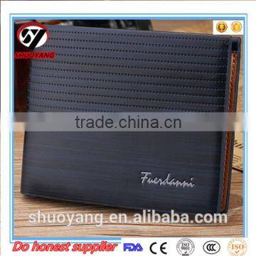 Shuoyang Best Selling Products New Designer Durable Cow Hide Mens Leather Wallets And Purse photo-3