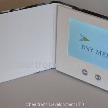 2.4/4.3/5/7/10″ LCD Video Greeting Card/LCD Video Brochure/LCD Video Book for advertisement