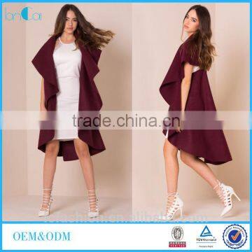 Open front western style women coat latest christmas party clothing