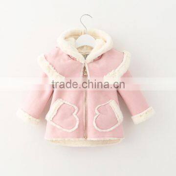 Wholesale Clothing for Sale Winter Thick Girls Suede Coat Model With Pocket photo-2