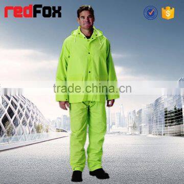 men high visibility color rain cover