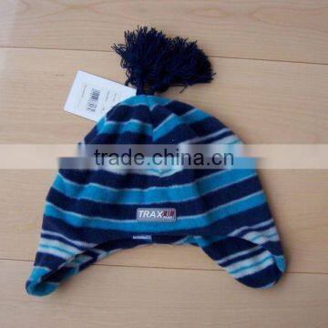 tonglu knit factory for new export winter polar fleece kids hat