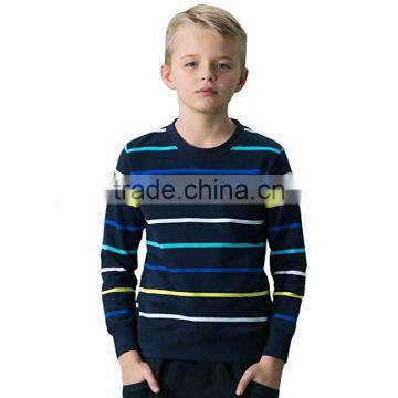 Boys Cotton Crew Sweatshirts Fleece Jumpers Long Sleeve Winter T-Shirts Kids Stripe Sweatshirt Hoodies Wholesale Hot Google Sale photo-2