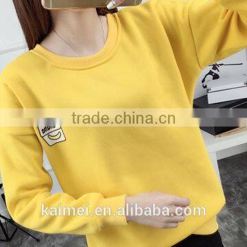 100% cotton popular design factory produced costumed hot-selling high quality crew neck sweatshirt